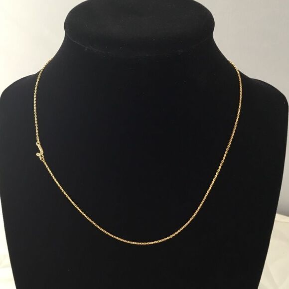 BaubleBar Diamanda Letter Necklace (E2) - Picture 1 of 6